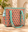 Quilted Cotton Tote Bag