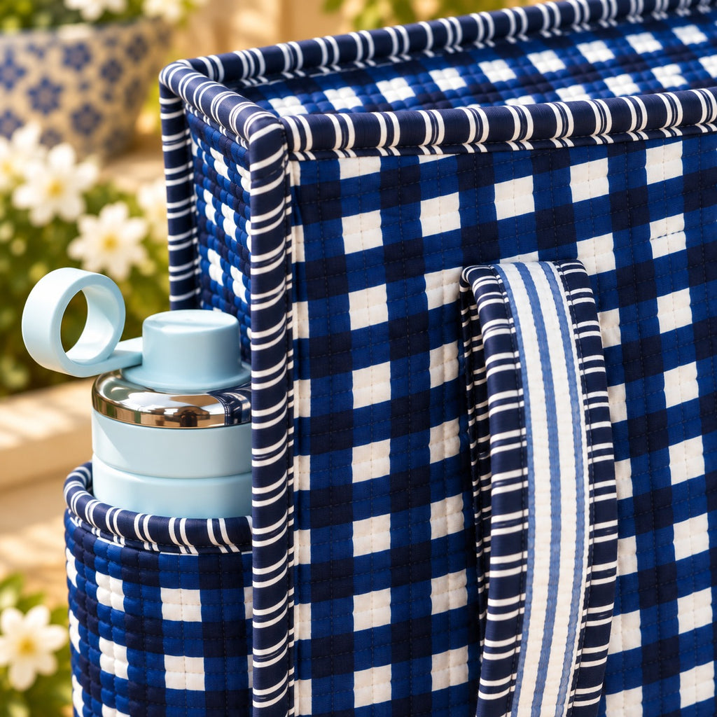 Quilted Cotton Tote Bag
