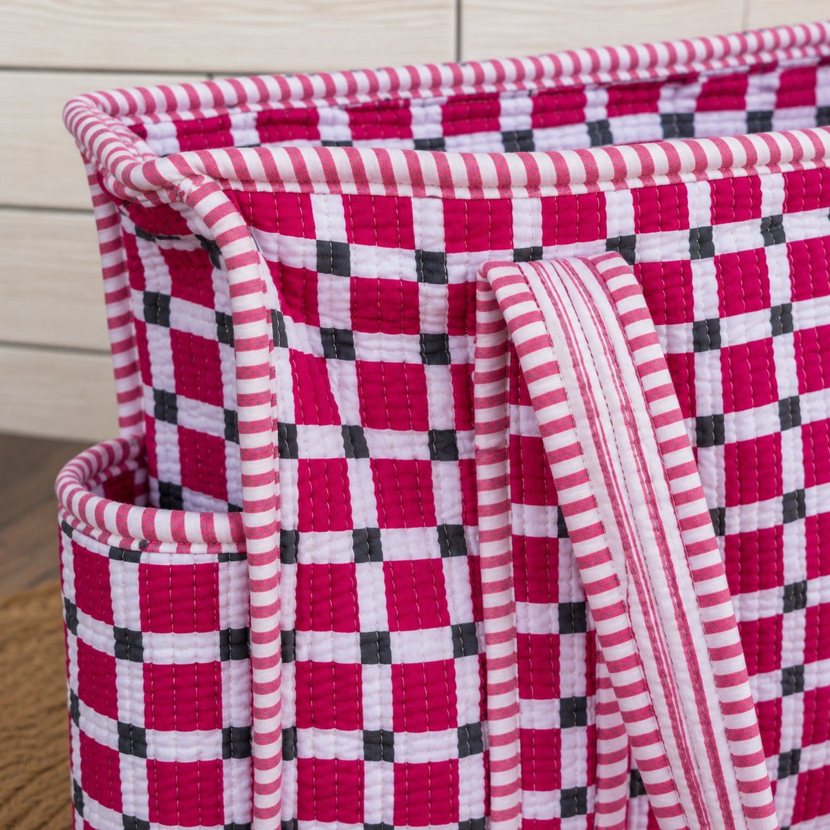 Quilted Cotton Tote Bag